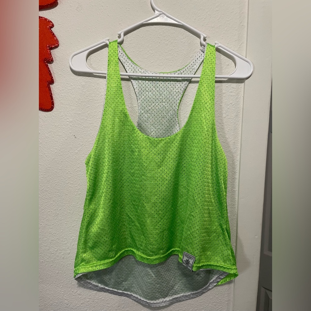 Exist Neon Green Mesh Active Top